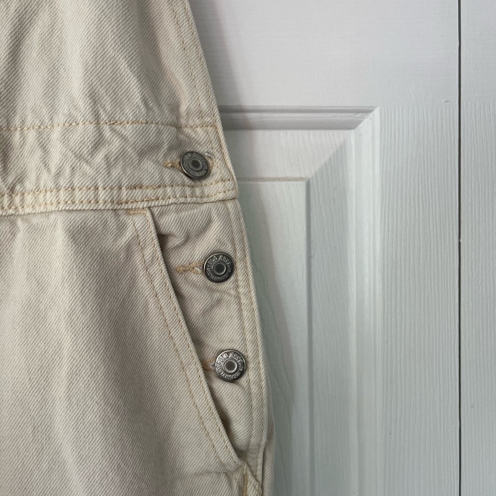 Old Navy Cream Overalls - Picture 5 of 7